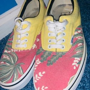 Vans Van Doren Hawaiian Floral Skater Shoes, size 8.5 men’s/10 women’s RARE